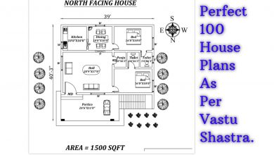 Photo of Perfect 100 House Plans As Per Vastu Shastra.